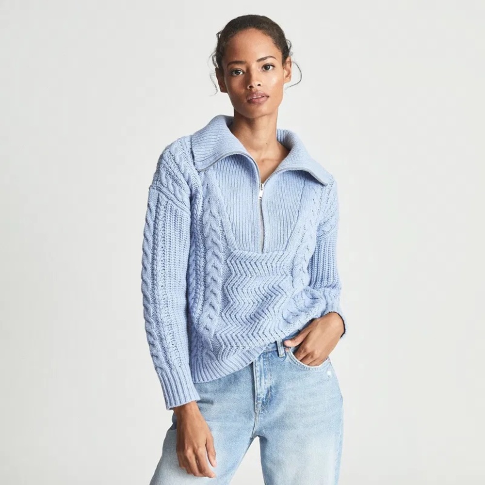 Reiss alexis cable knit sweater M